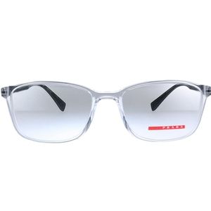 Prada Linea Rossa Transparent Plastic Glasses Frame